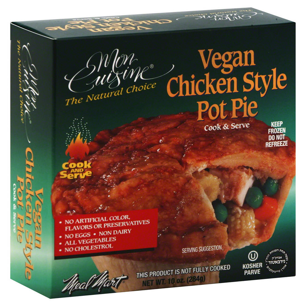 Mon Cuisine Vegan Chicken Style Pot Pie, 9 oz