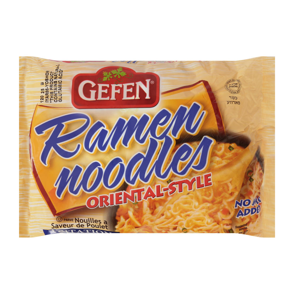 Gefen Kosher Chicken Flavor Ramen Noodles, 3 oz