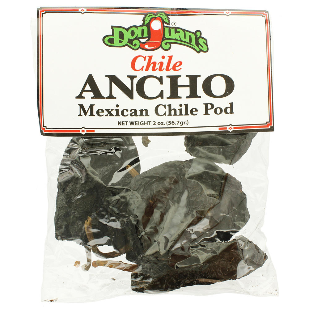 Don Juan's Chili Ancho Mexican Chile Pod, 2 oz