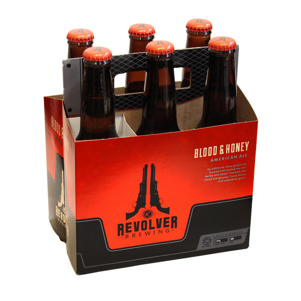 Revolver Blood & Honey American Wheat Ale Craft Beer 6 pk Bottles, 12 oz