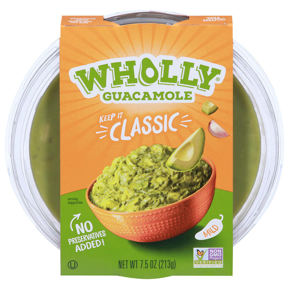 WHOLLY Guacamole Classic - Mild, 7.5 oz