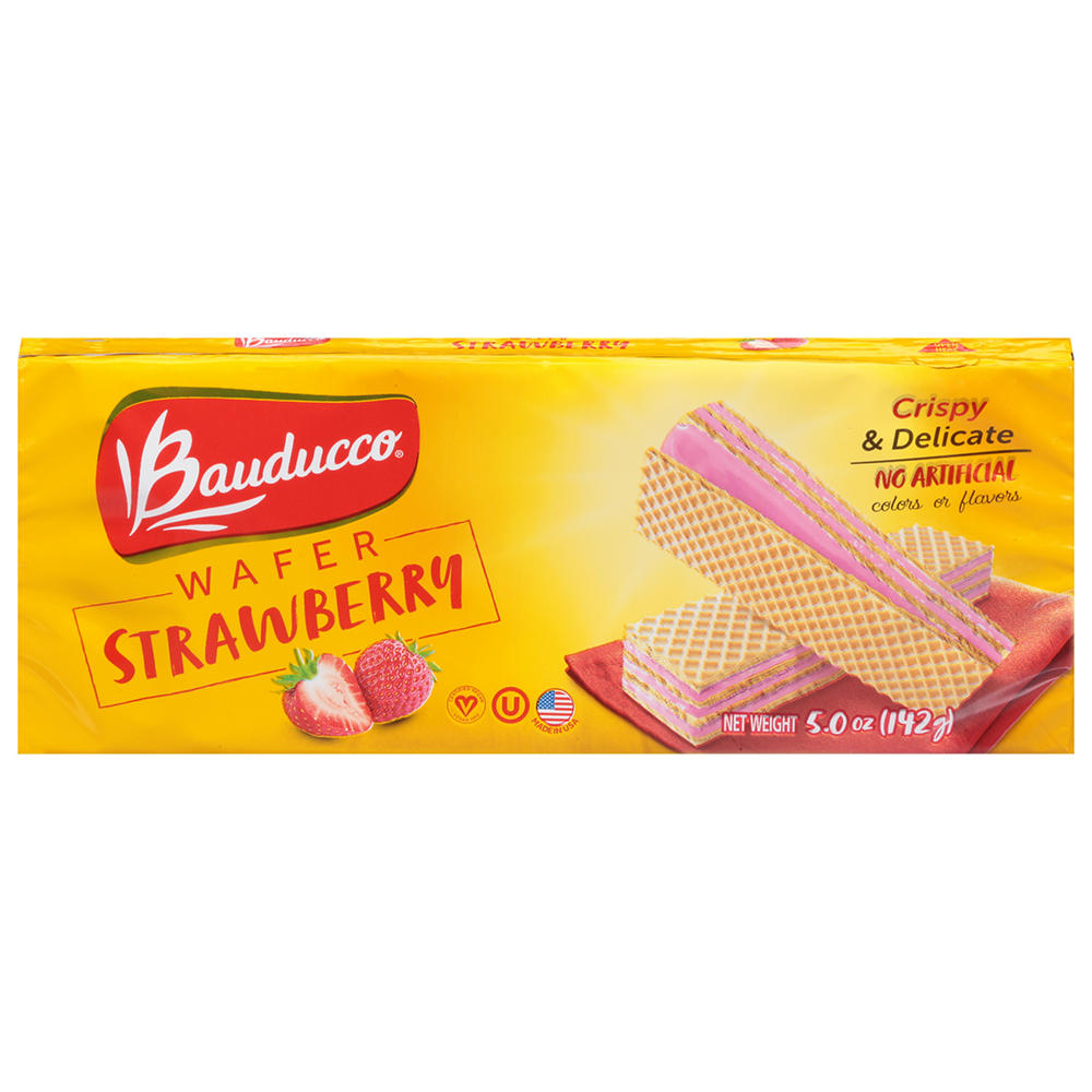 Bauducco Strawberry Wafers, 5 oz