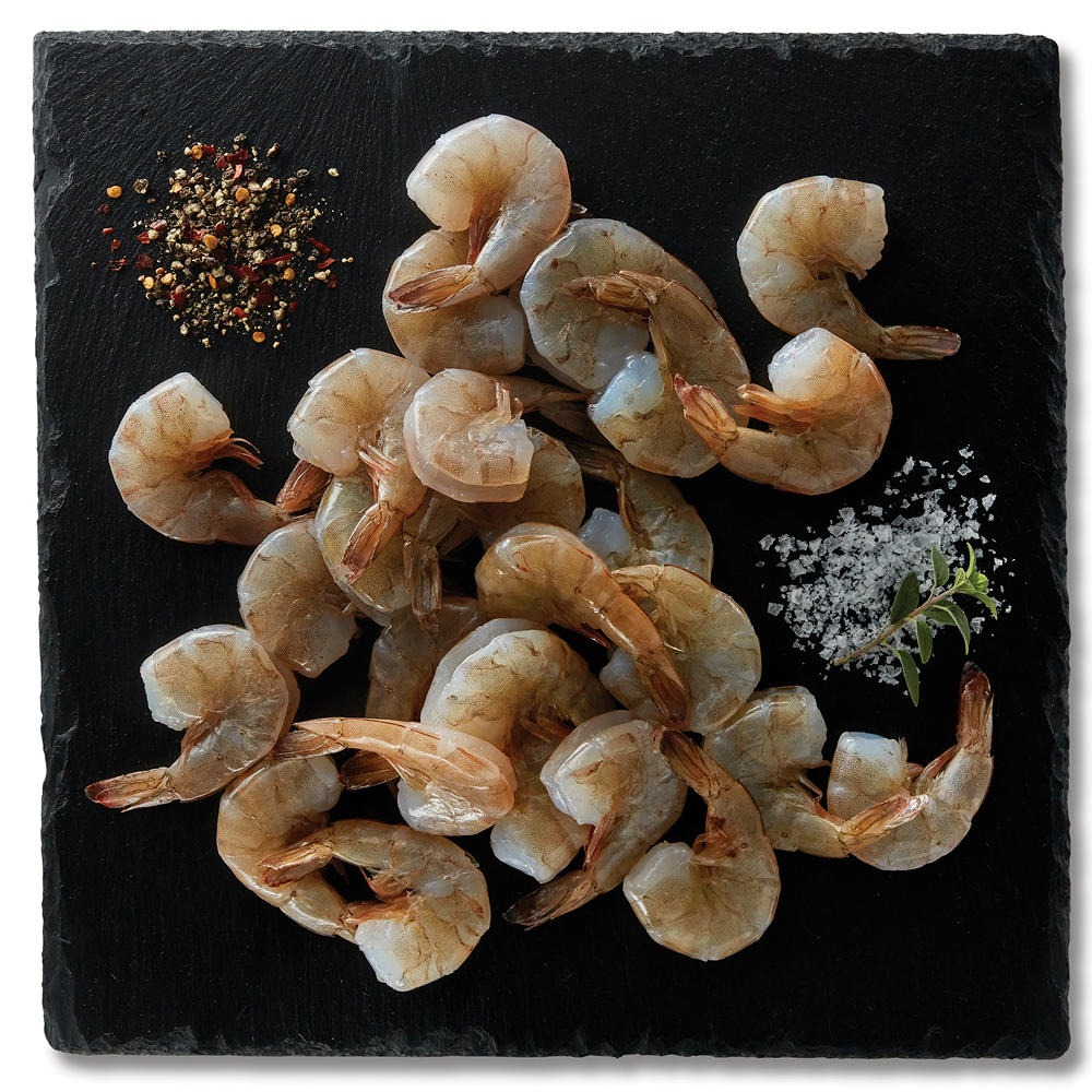 H-E-B Fish Market Easy Peel Jumbo White Raw Shrimp, 16 - 25 ct/lb, lb