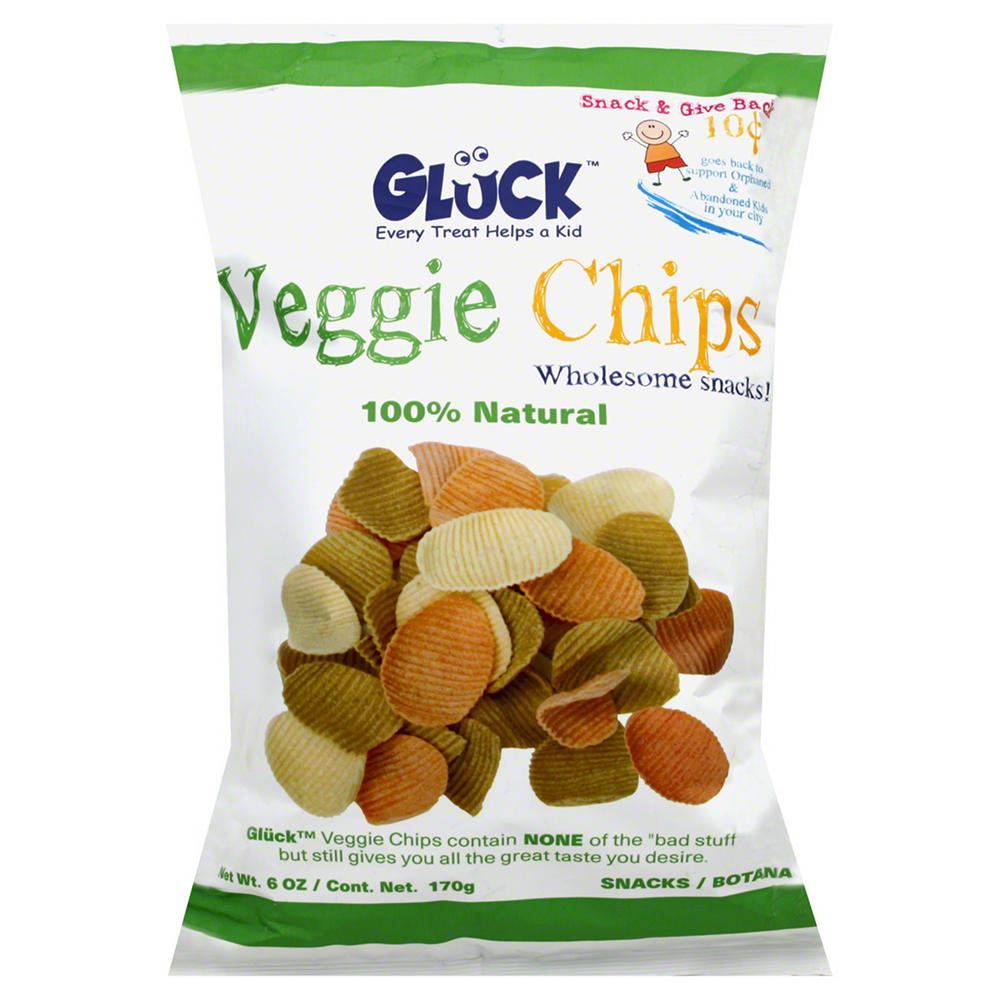 Gluck Veggie Chips, 6 oz
