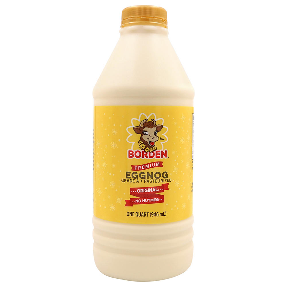 Borden Premium Eggnog - Original (No Nutmeg), 1 qt