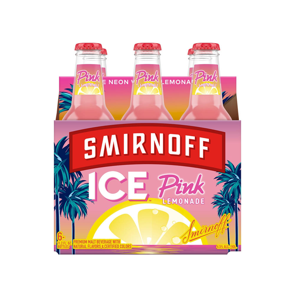 Smirnoff Ice Pink Lemonade, 11.2 fl oz