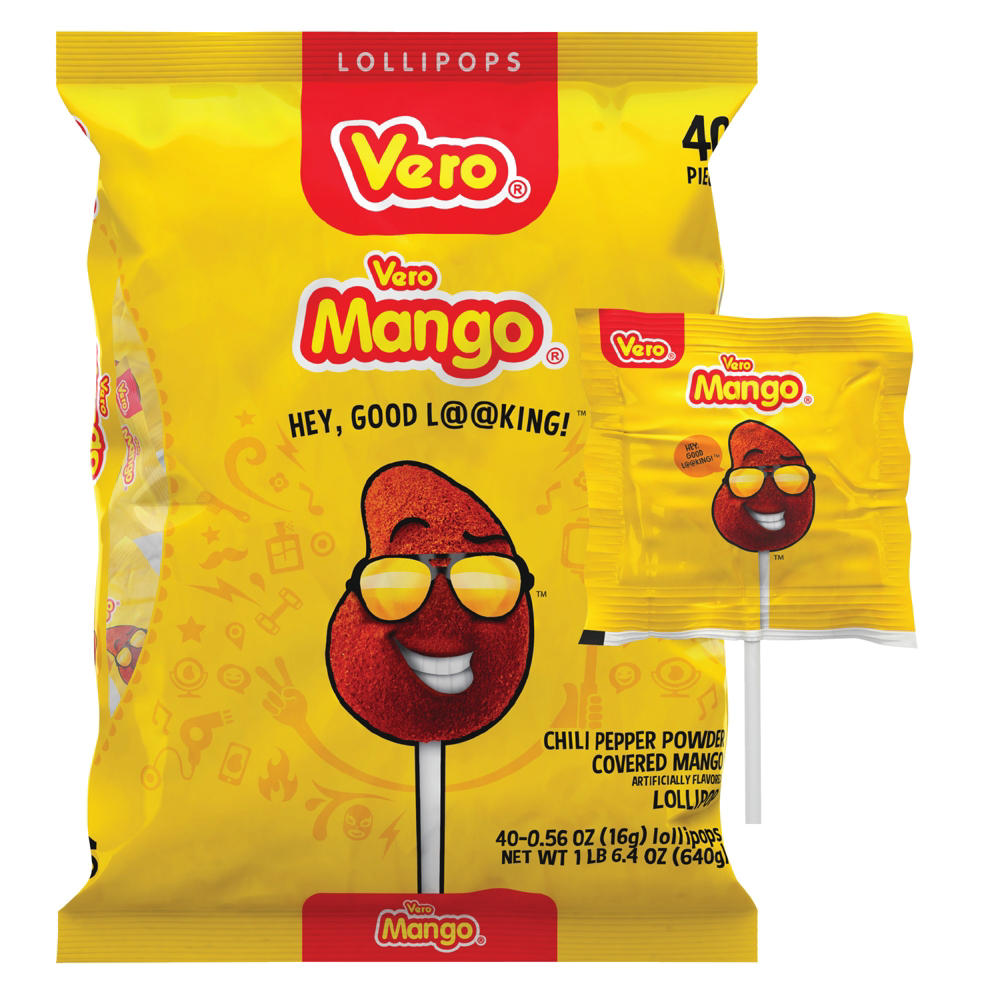 Vero Mango Lollipops, 40 ct