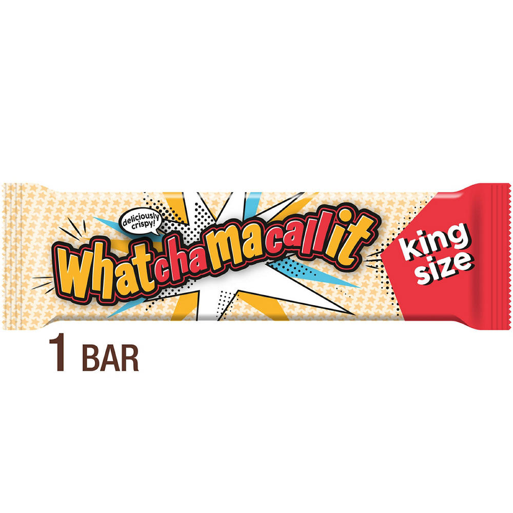 Whatchamacallit Chocolate, Caramel & Peanut Flavored Crisps Candy Bar - King Size, 2.6 oz