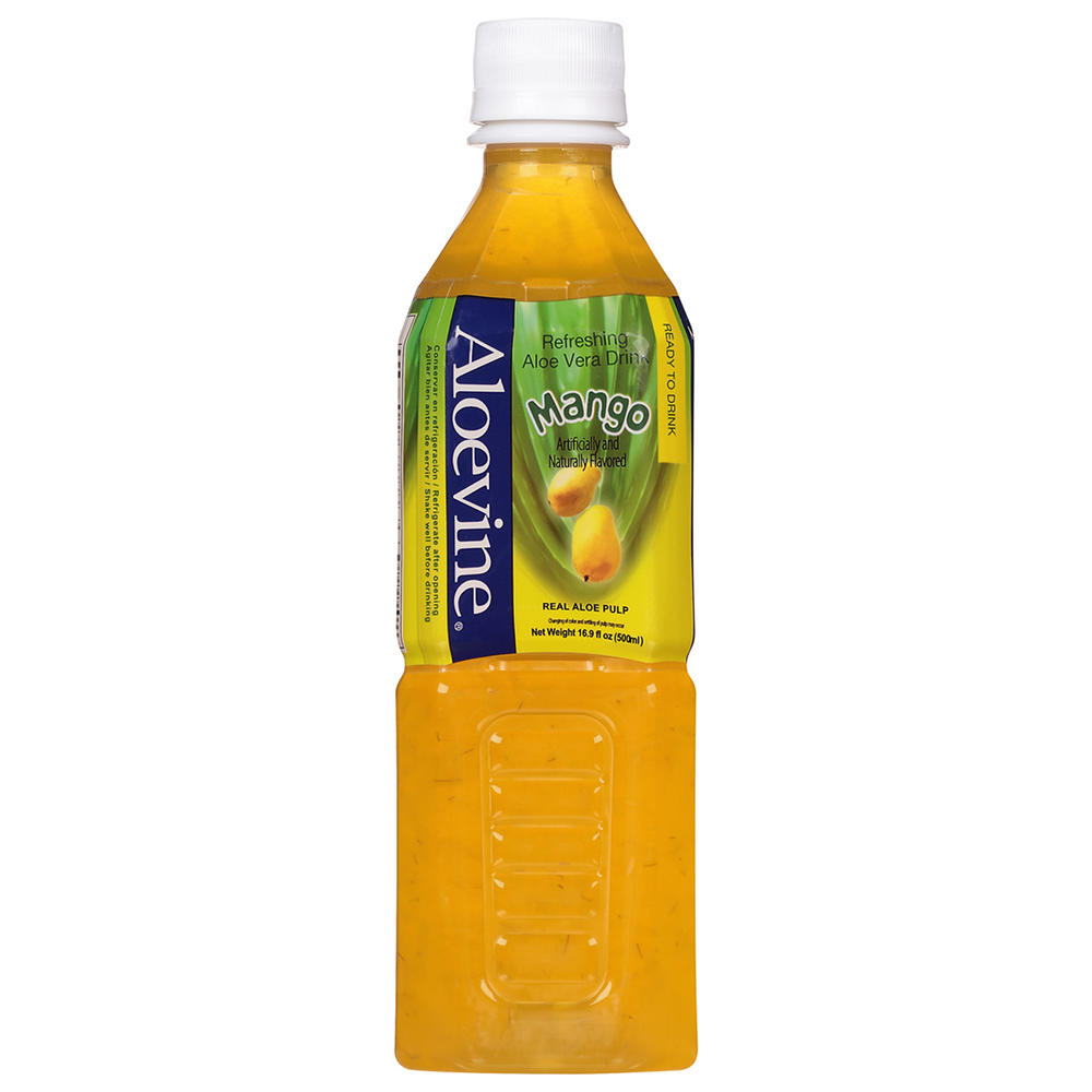 Aloevine Aloe Vera Mango Drink, 16.9 oz
