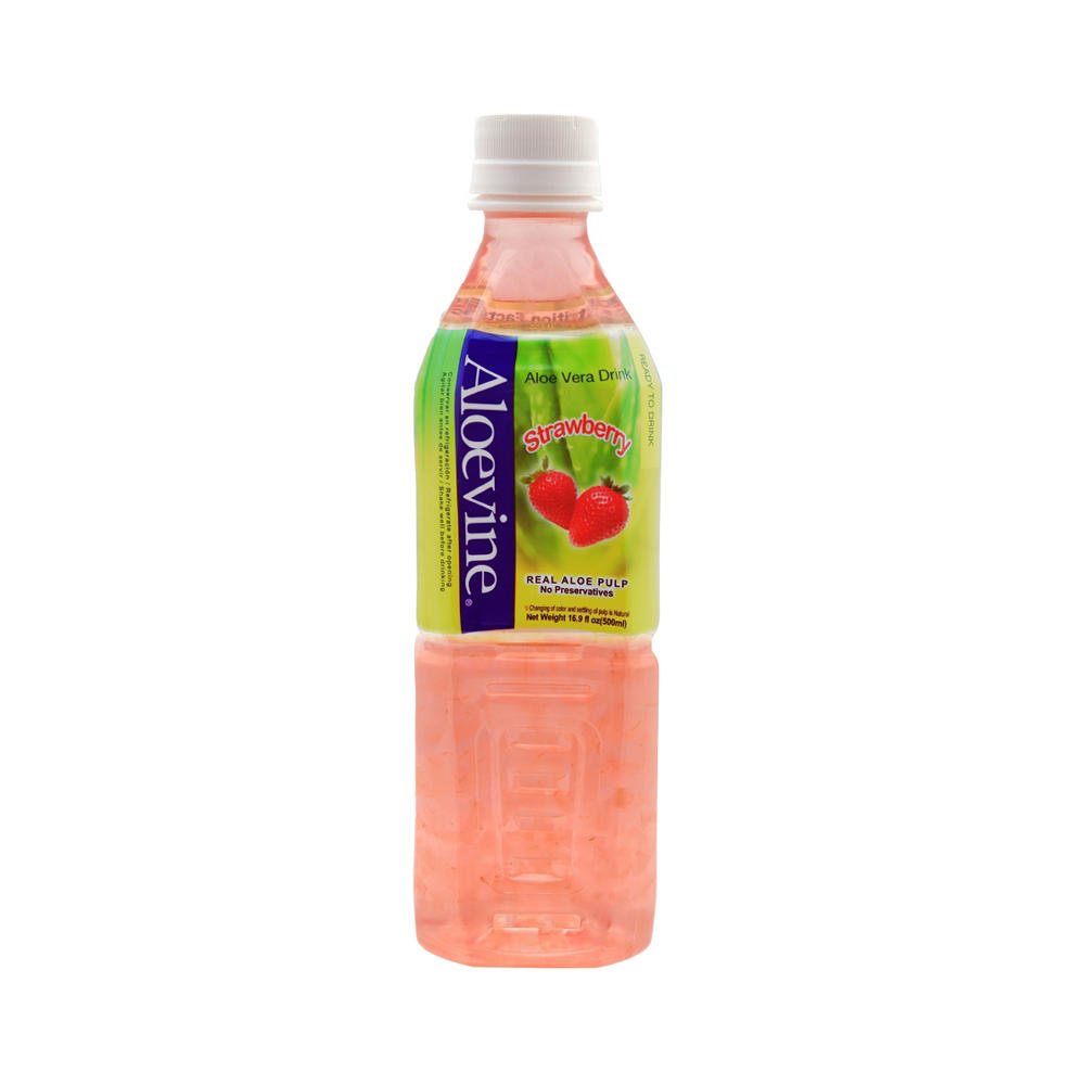 Aloevine Aloe Vera Strawberry Drink, 16.9 oz