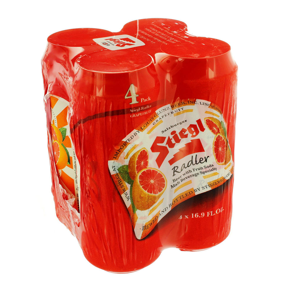Stiegl Radler Grapefruit Beer 4 pk Cans, 16.9 oz