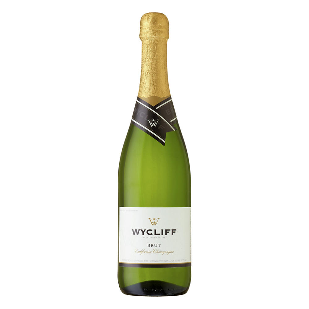 Wycliff Brut Champagne Sparkling Wine, 750 mL