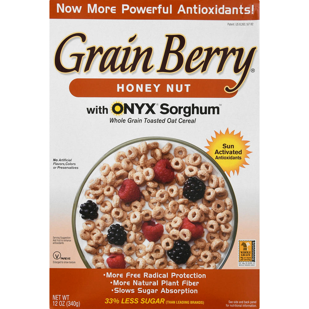 The Silver Palate Grain Berry Honey Nut Whole Grain Toasted Oat Cereal, 12 oz