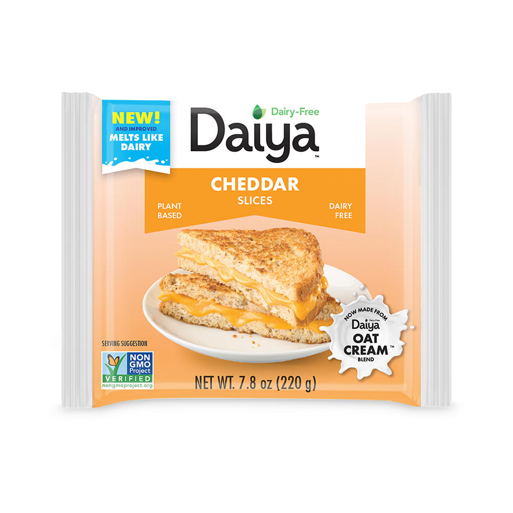 Daiya Dairy Free Sliced Cheddar Cheese, 7.8 oz