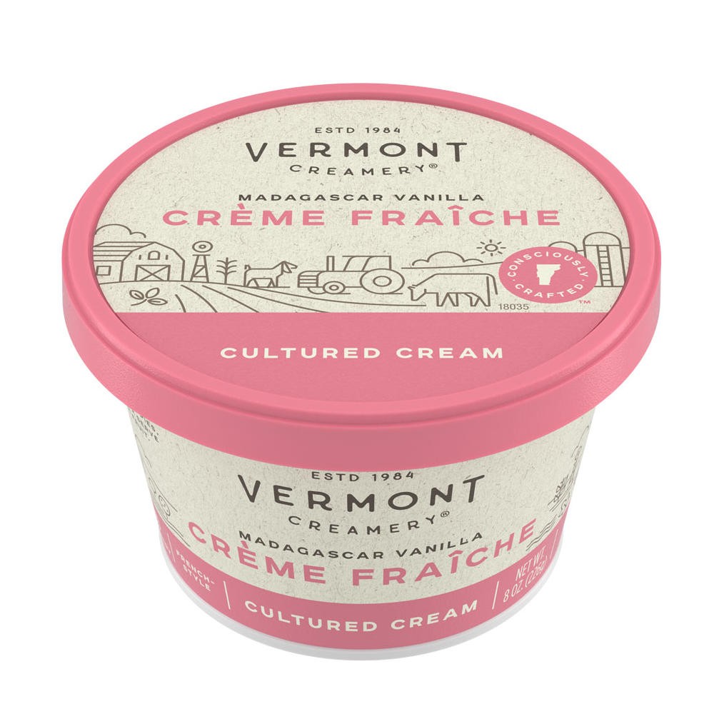Vermont Creamery Madagascar Vanilla Creme Fraiche, 8 oz