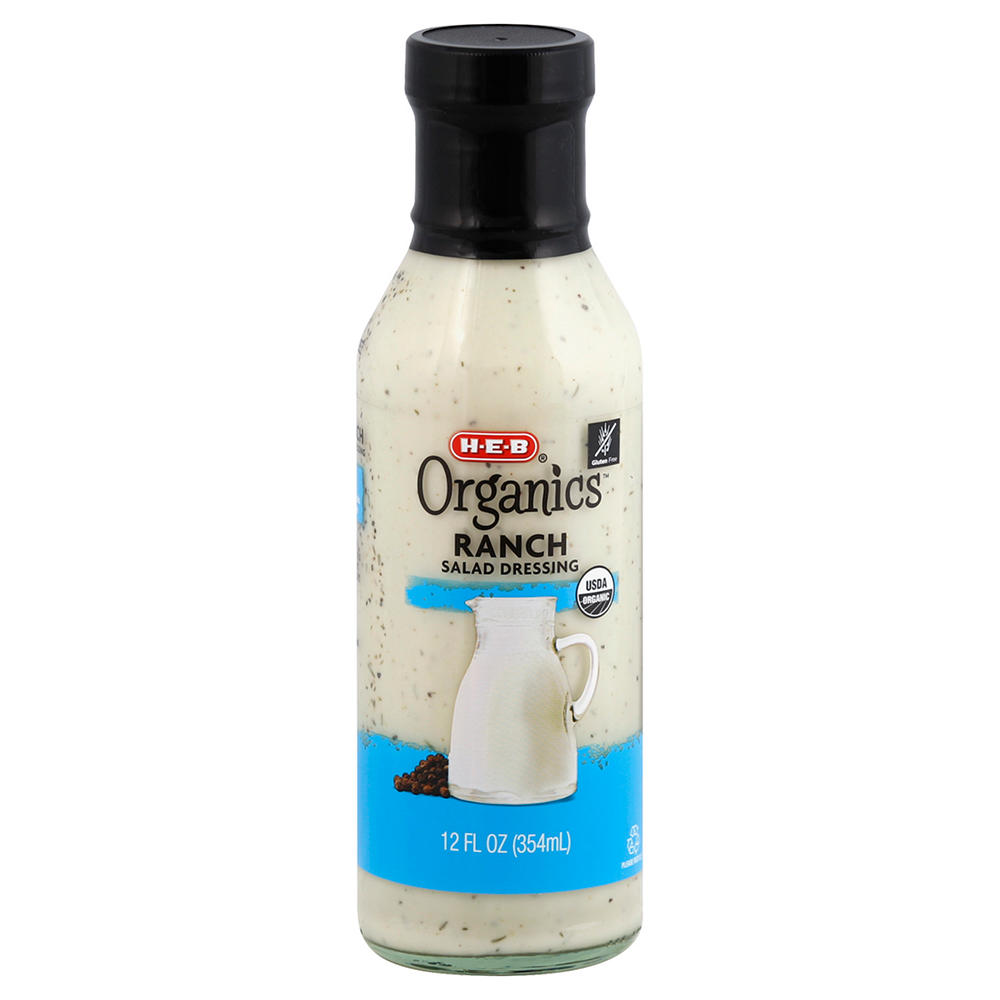 H-E-B Organics Ranch Salad Dressing, 12 oz