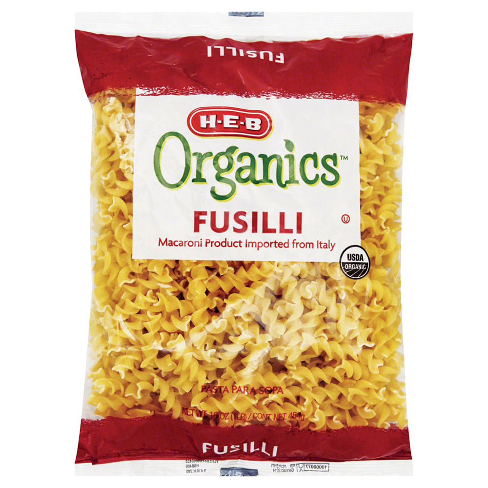 H-E-B Organics Fusilli, 16 oz