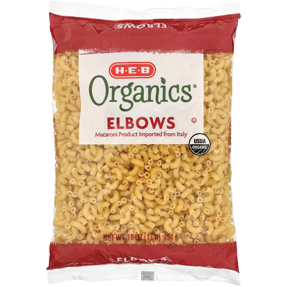 H-E-B Organics Elbows, 16 oz