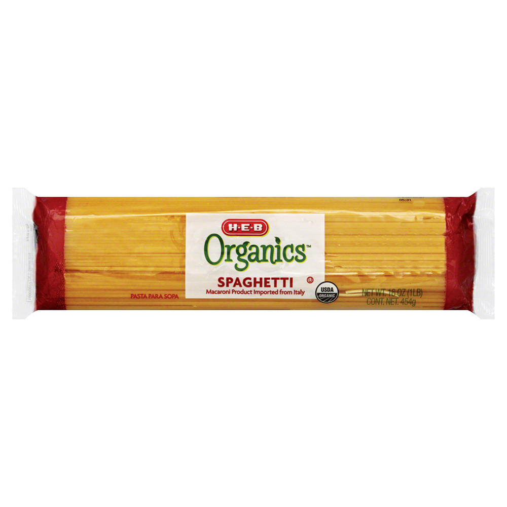 H-E-B Organics Spaghetti, 16 oz
