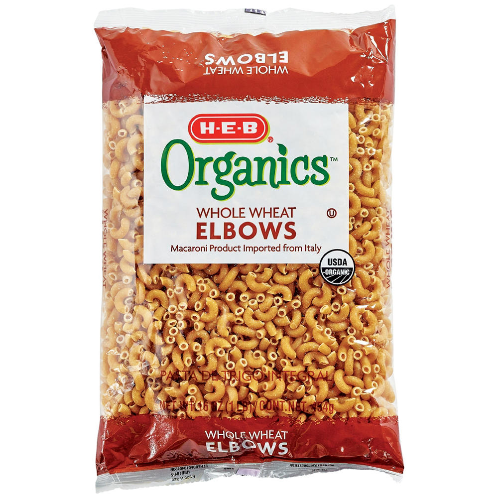 H-E-B Organics Whole Wheat Elbows, 16 oz