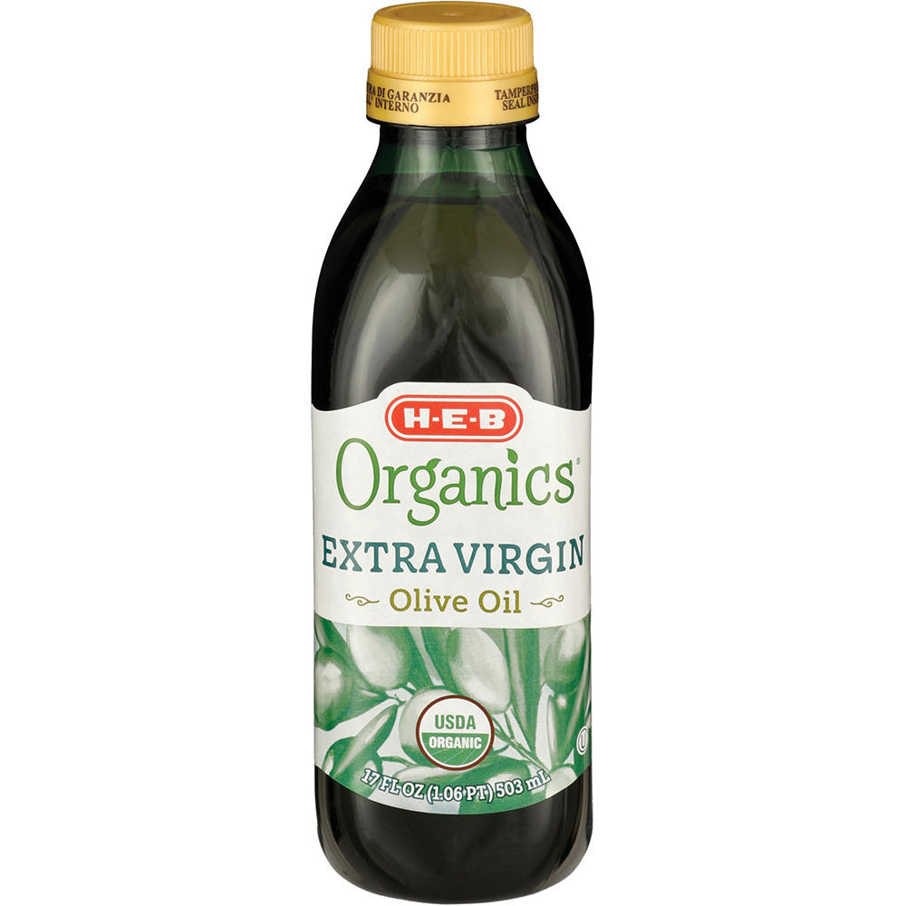 H-E-B Organics Extra Virgin Olive Oil, 17 oz