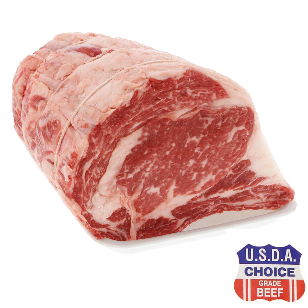 H-E-B Beef Large End 3-Rib Ribeye Roast - USDA Choice, Avg. 8.0 lbs