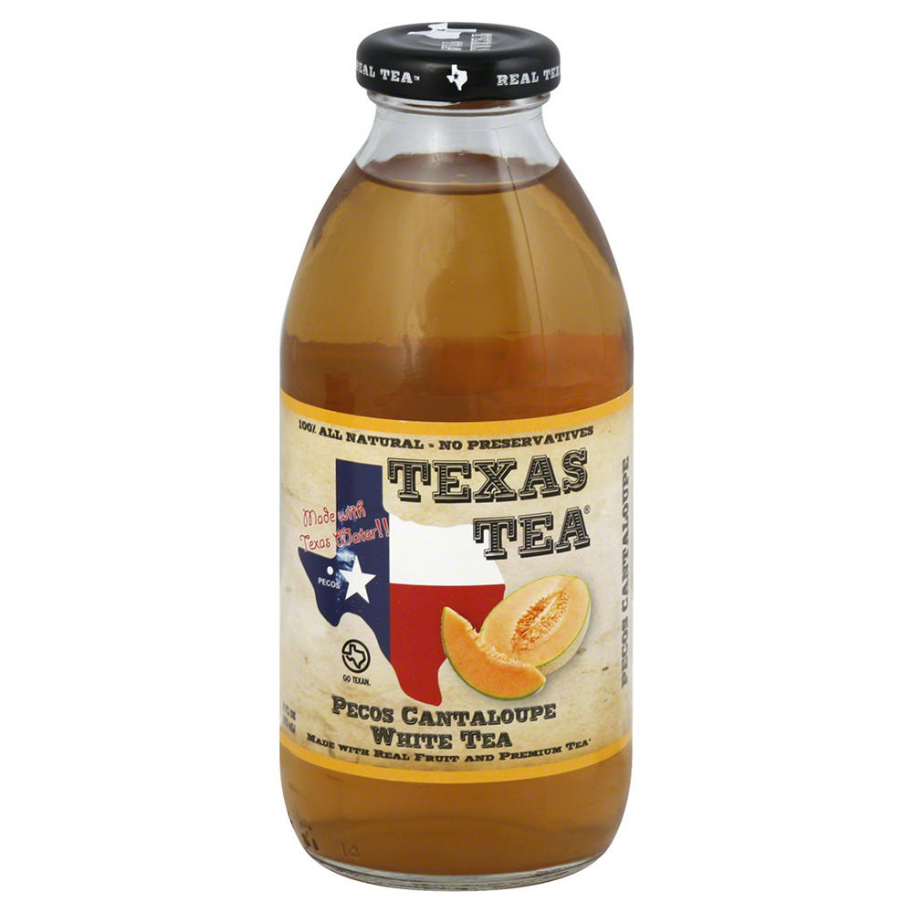 Texas Tea Pecos Cantaloupe White Tea, 16 oz