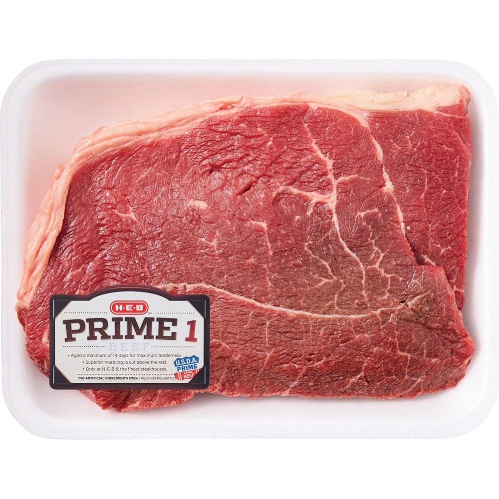 H-E-B Prime 1 Beef Shoulder Roast Boneless, Avg. 2.21 lbs