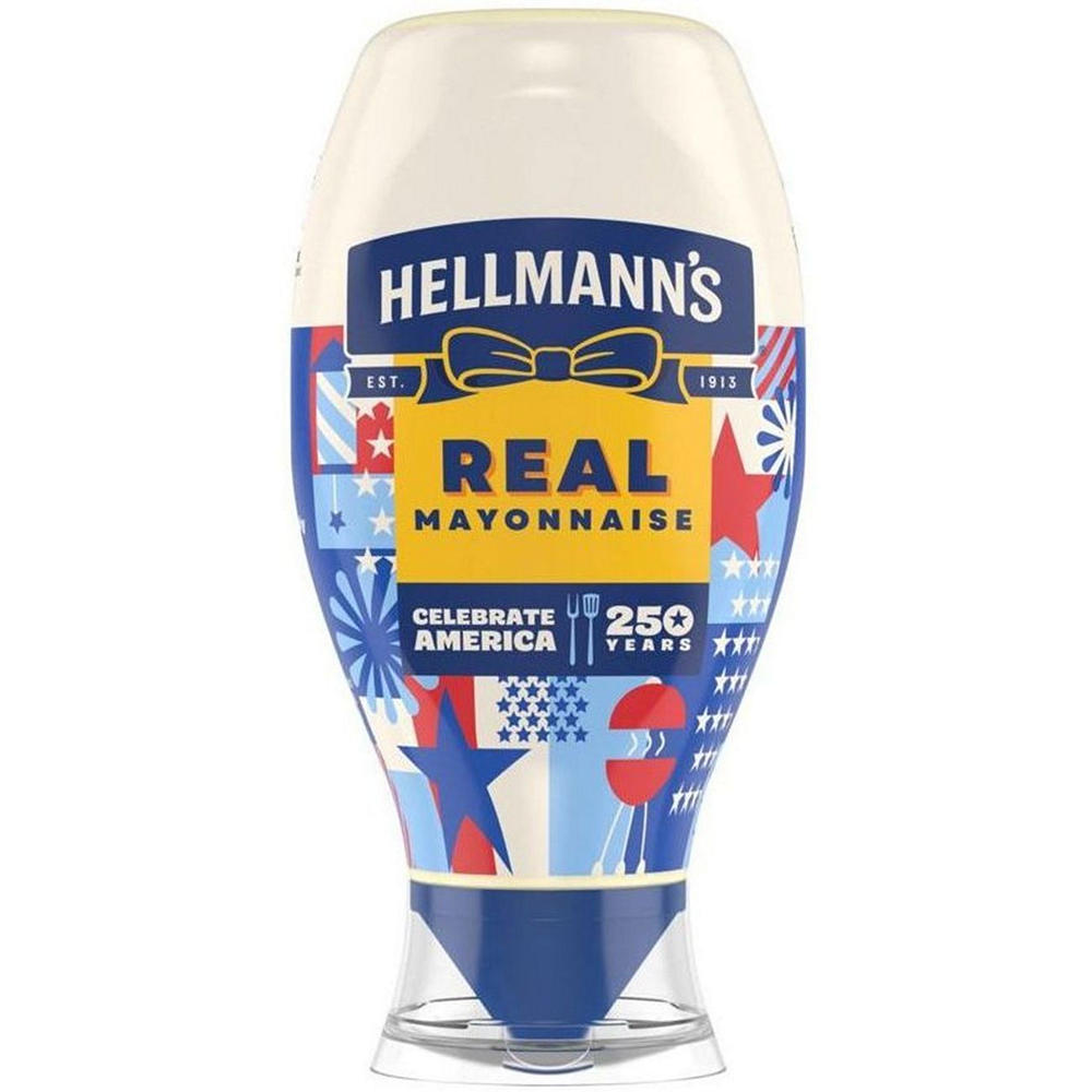 Hellmann's Real Mayonnaise Squeeze Bottle, 20 oz