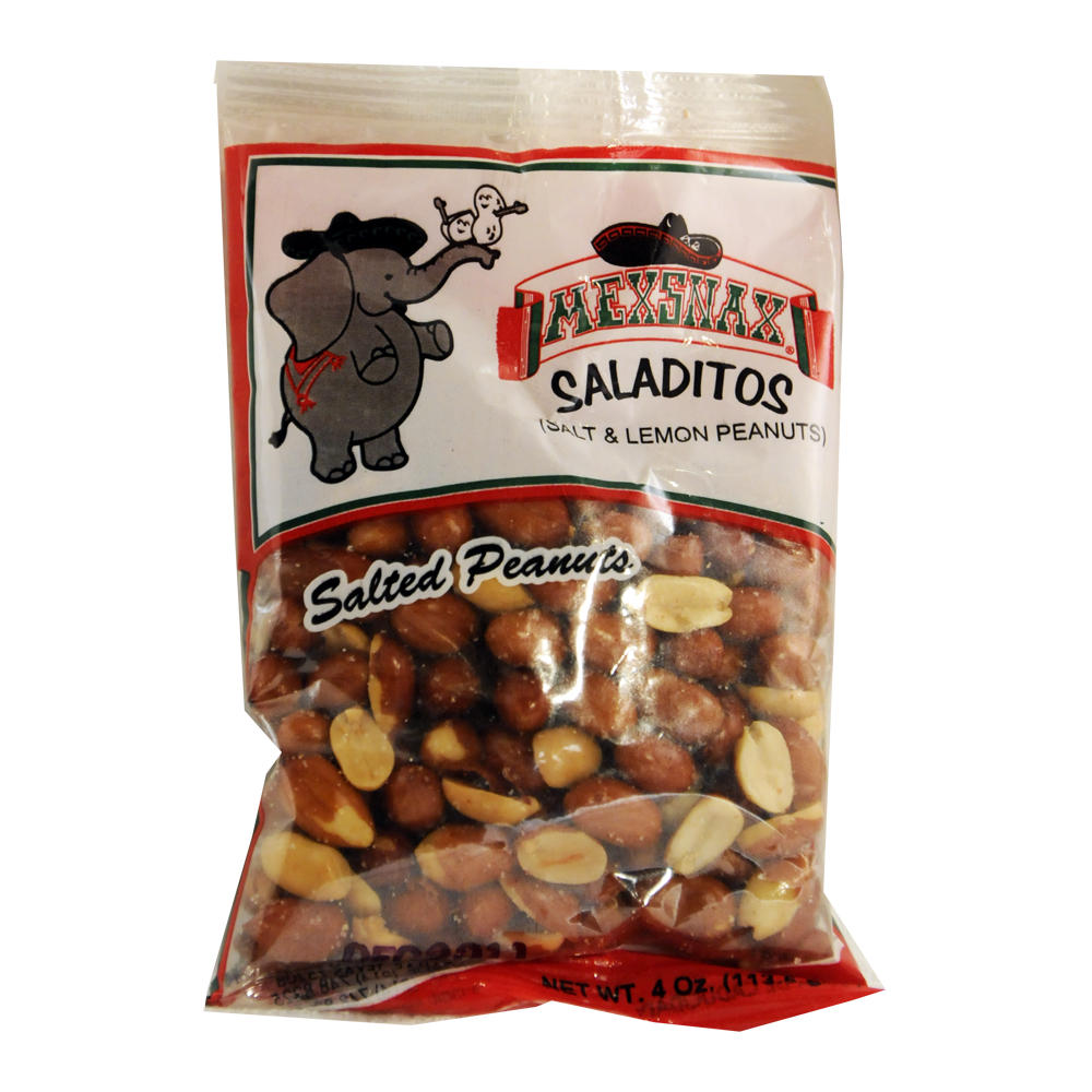 Mexsnax Saladitos Salted Peanuts, 5 oz