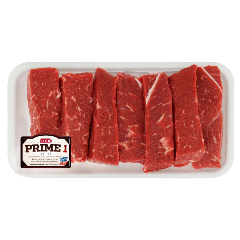 H-E-B Prime 1 Beef Shoulder Texas Style Ribs Boneless, Avg. 1.6 lbs