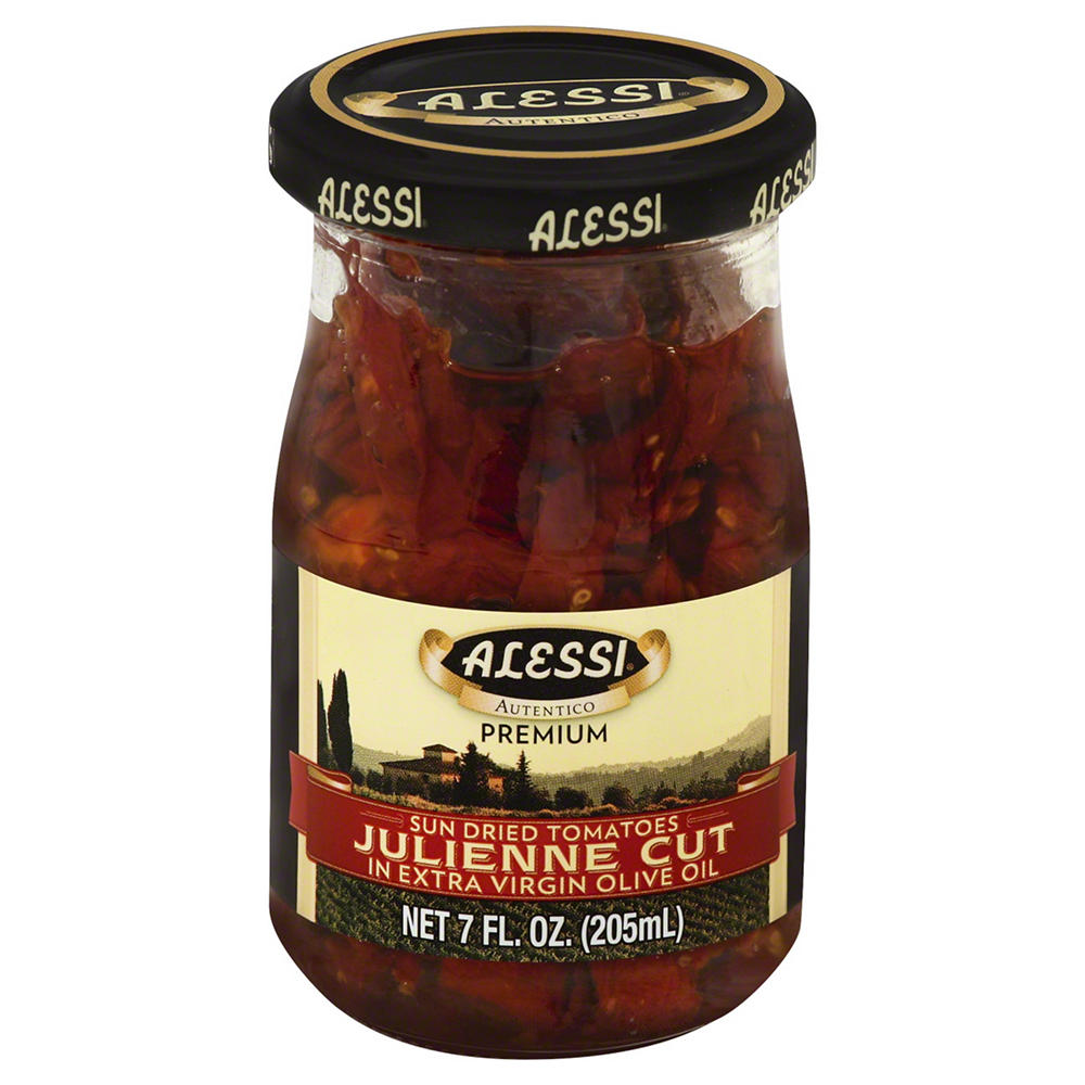 Alessi Julienne Cut Sundried Tomatoes in Extra Virgin Olive Oil, 7 oz