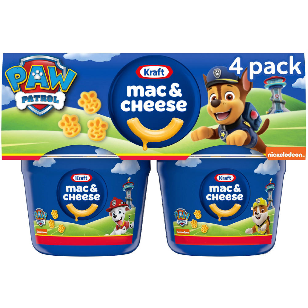 Kraft Easy Mac Paw Patrol Mac & Cheese Cups, 4 ct