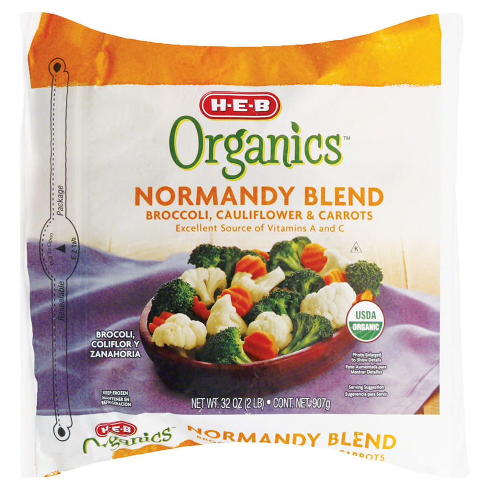 H-E-B Organics Normandy Blend - Broccoli, Cauliflower & Carrots, 32 oz