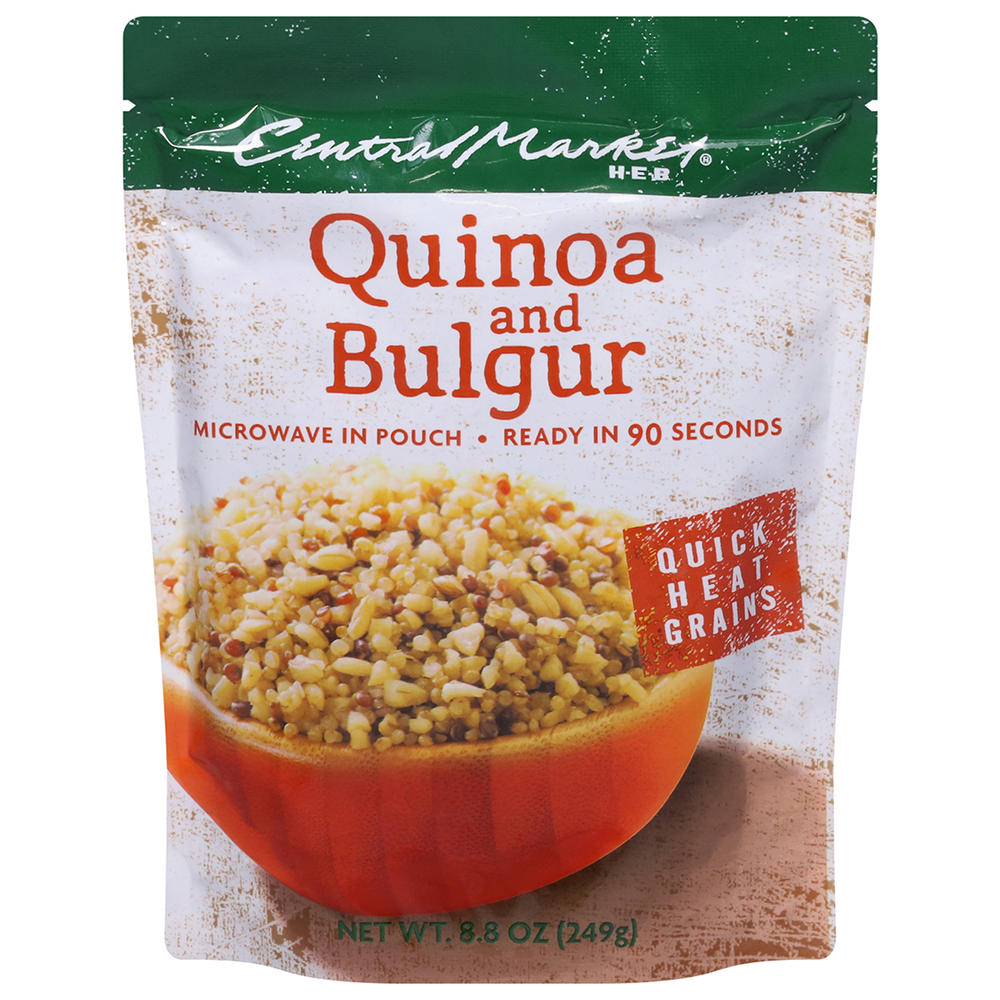 Central Market Quick Heat Quinoa and Bulgur, 8.8 oz