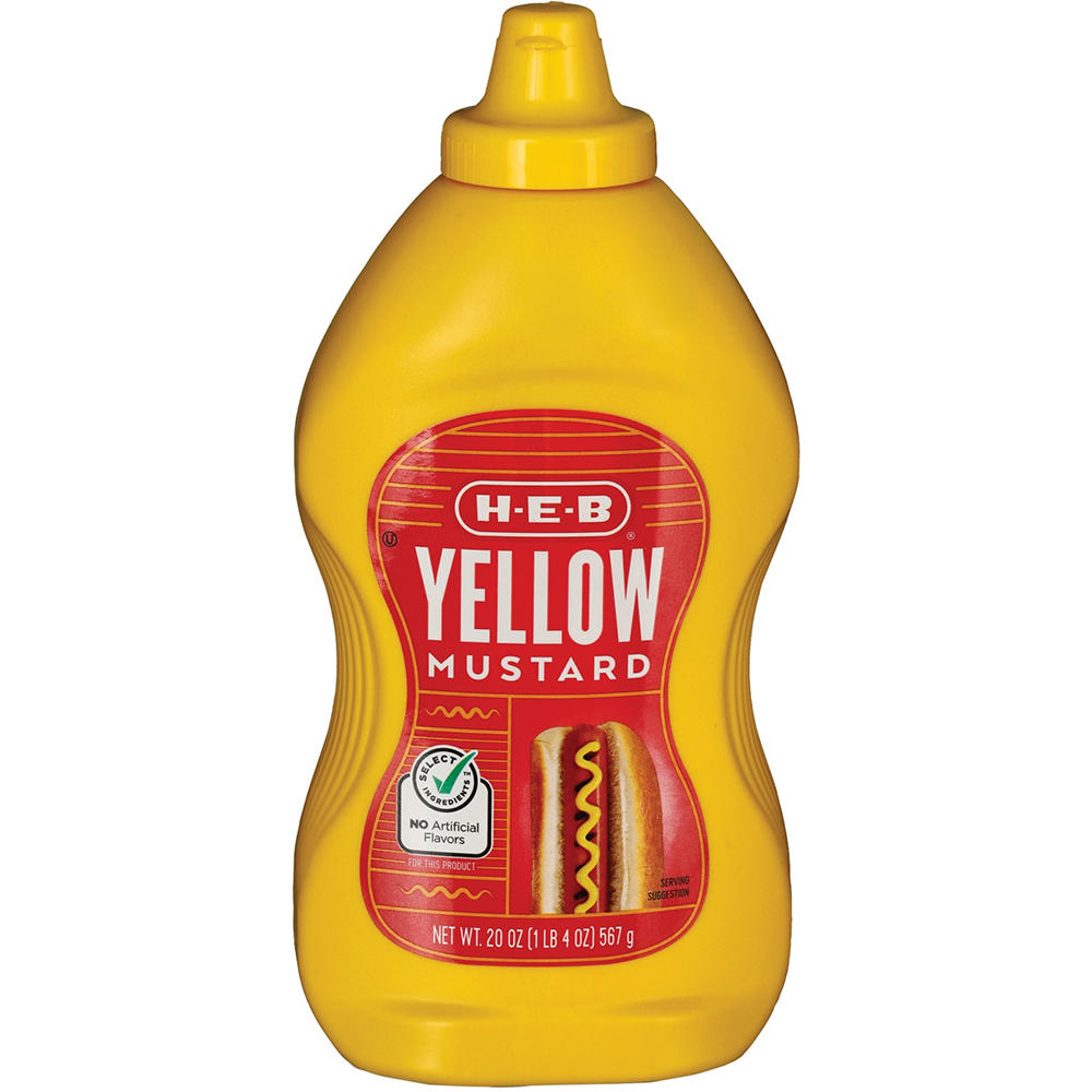 H-E-B Yellow Mustard, 20 oz