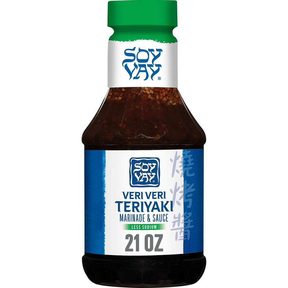 Soy Vay Veri Veri Teriyaki Less Sodium Marinade & Sauce, 21 oz
