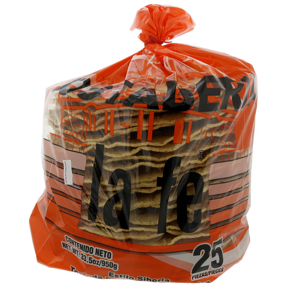 Tostaderia La Fe Tostada Estilo Siberia, 25 ct