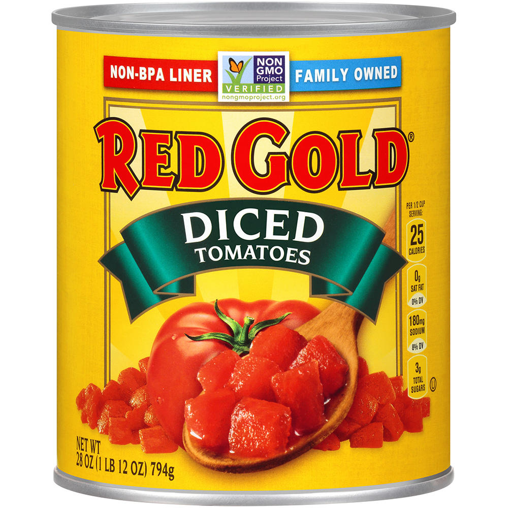 Red Gold Diced Tomatoes, 28 oz