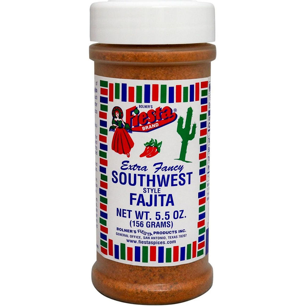 Bolner's Fiesta Southwest Style Fajita Seasoning, 5.5 oz