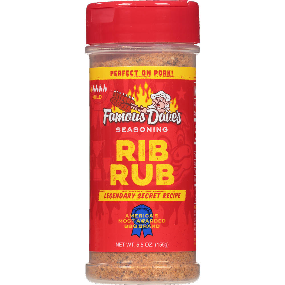 Famous Dave's Rib Rub, 5.5 oz