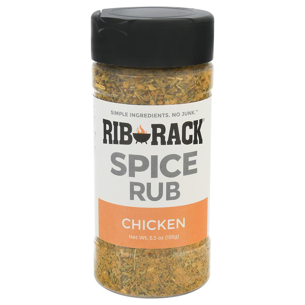 Rib Rack Chicken Spice Rub Seasoning, 5.5 oz