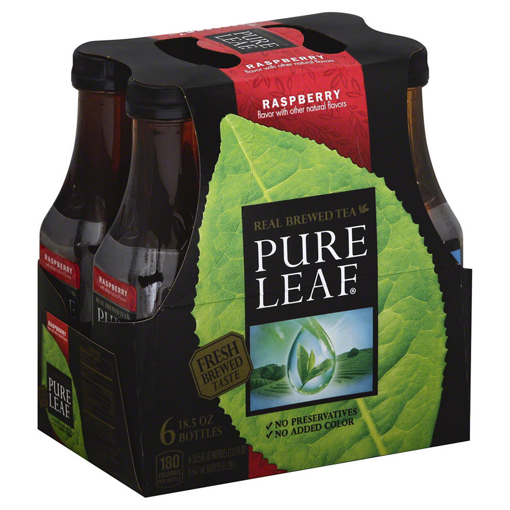 Pure Leaf Raspberry Tea 6 pk Bottles, 16.9 oz