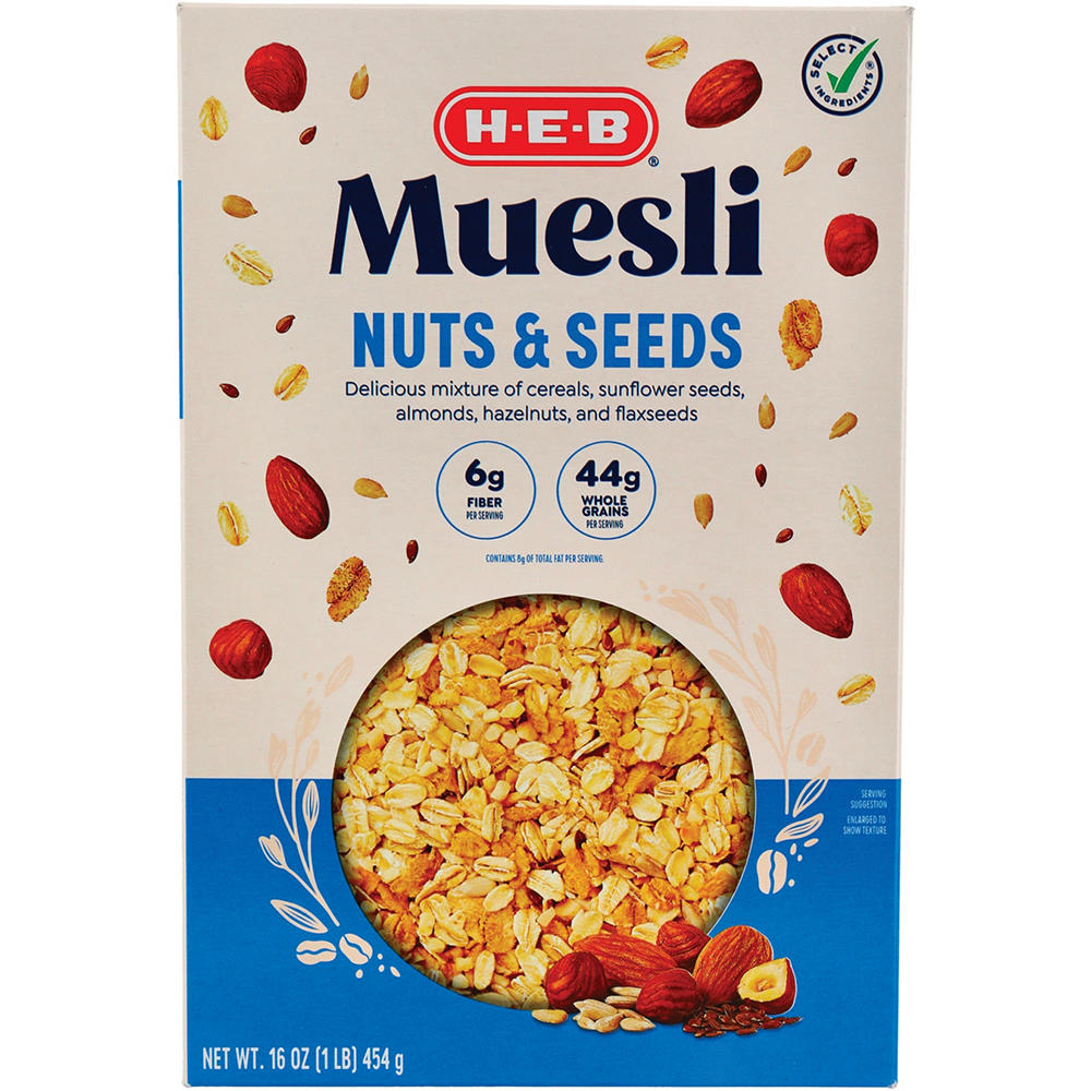 H-E-B Nuts & Seeds Muesli, 16 oz
