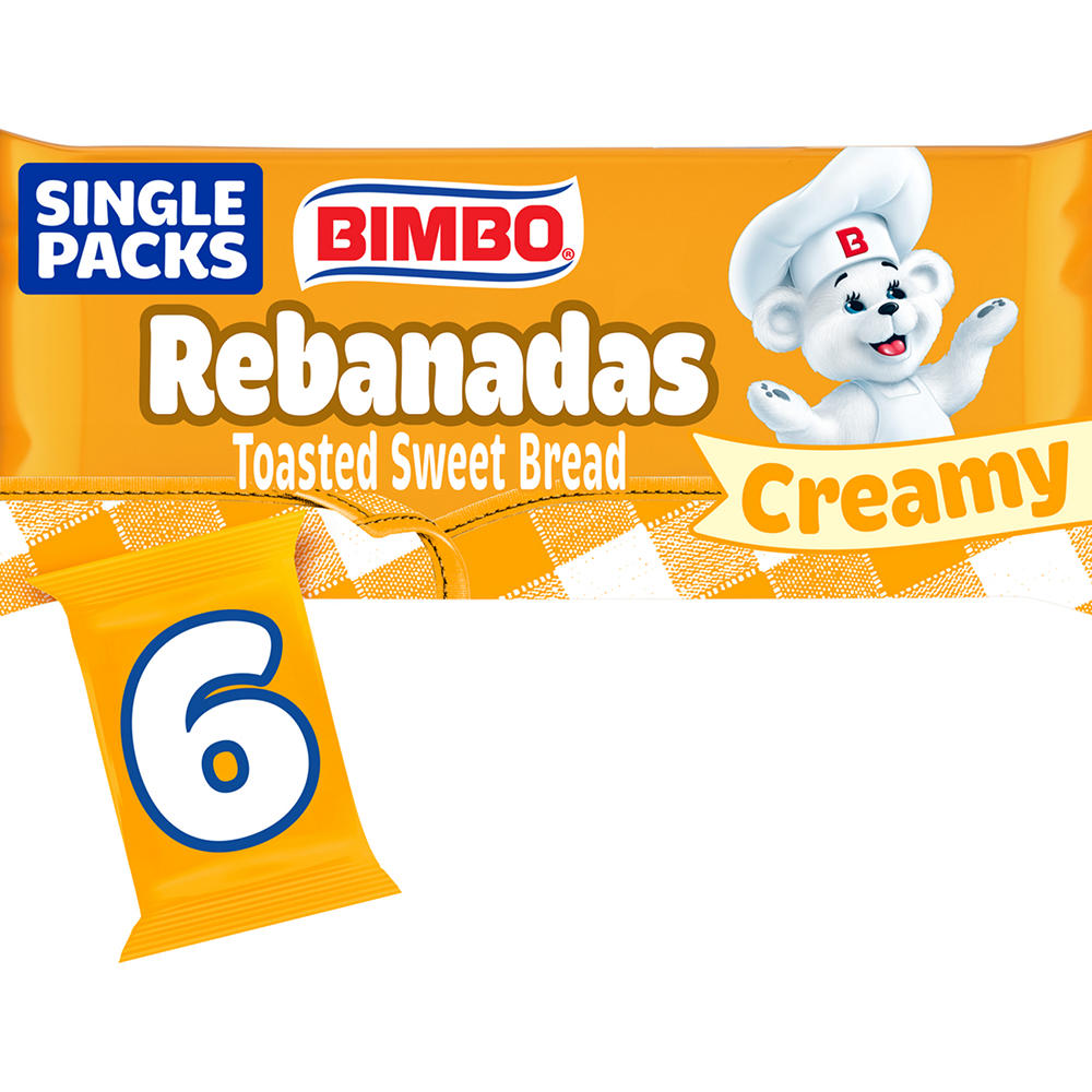 Bimbo Rebanadas Creamy Toasted Sweet Bread Sandwiches Multipack, 6 ct