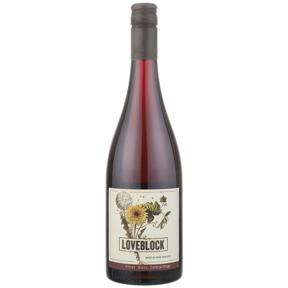 Loveblock Organic Pinot Noir New Zealand Red Wine, 750 mL