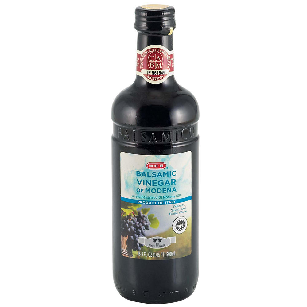 H-E-B Balsamic Vinegar of Modena, 2 Leaf, 16.9 oz