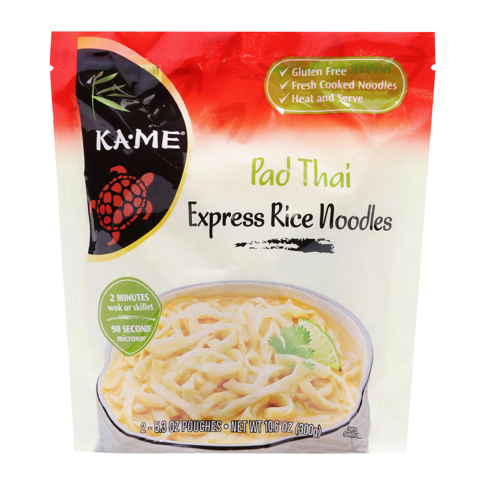Ka-Me Pad Thai Express Rice Noodle Pouches, 2 ct