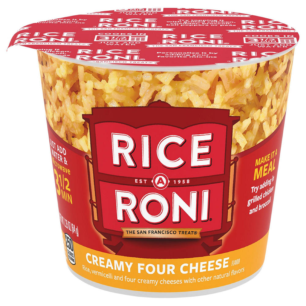 Rice A Roni Creamy Four Cheese Cup, 2.25 oz