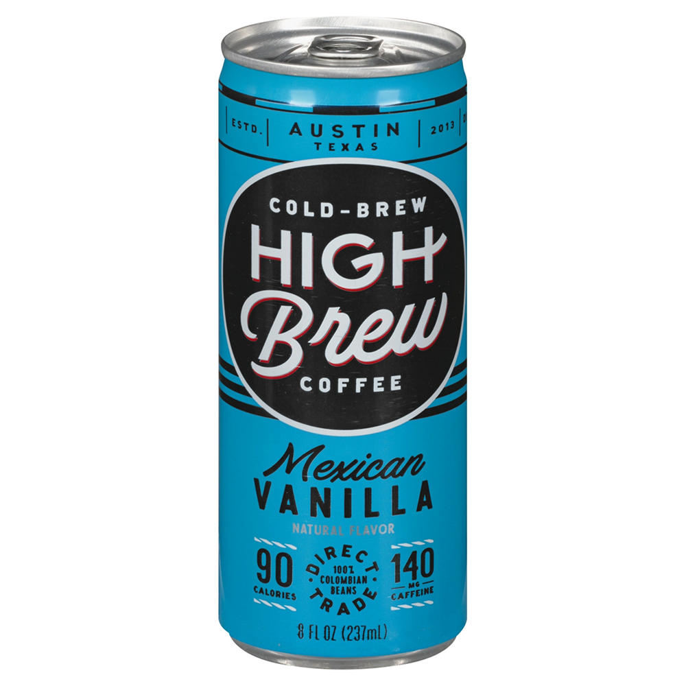High Brew Mexican Vanilla Cold Brew Coffee, 8 fl oz